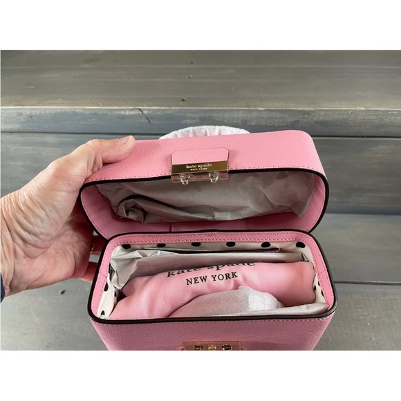 Kate Spade, Pink Clutch or Crossbody, Duster Included, NWT!! - Picture 9 of 10